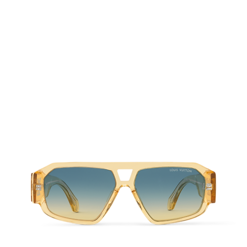 LV Clash Pilot Square Sunglasses S00 in Men's Accessories Sunglasses collections by Louis Vuitton (Product zoom)