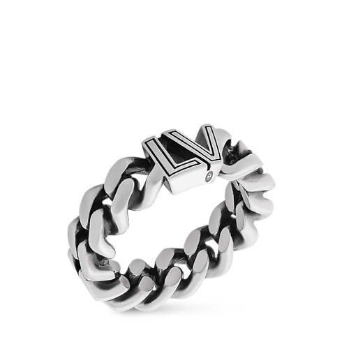 LV Club Chain Ring S00 in Men's Fashion Jewelry Rings collections by Louis Vuitton (Product zoom)