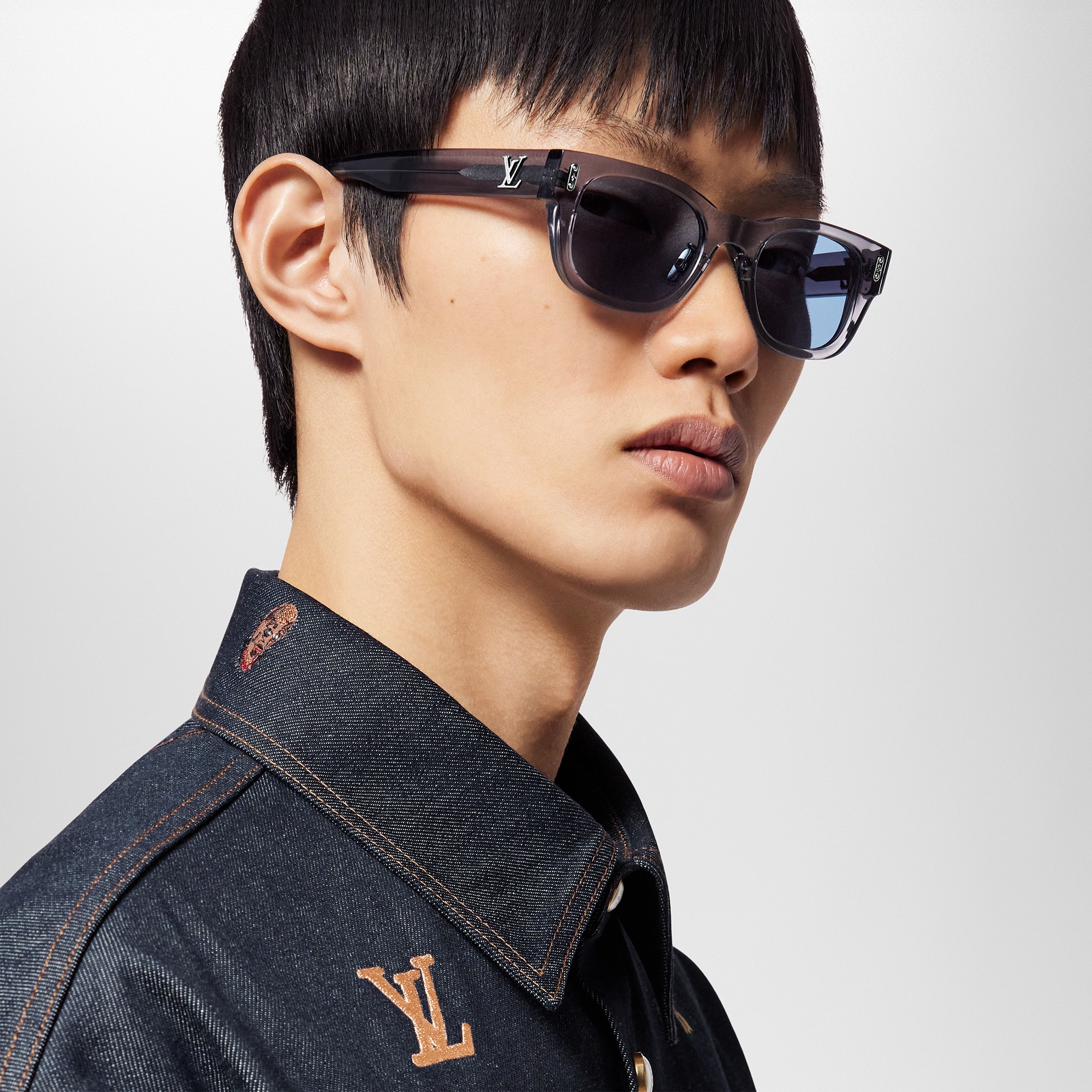 LV Confidence Square Round Sunglasses S00 in Men