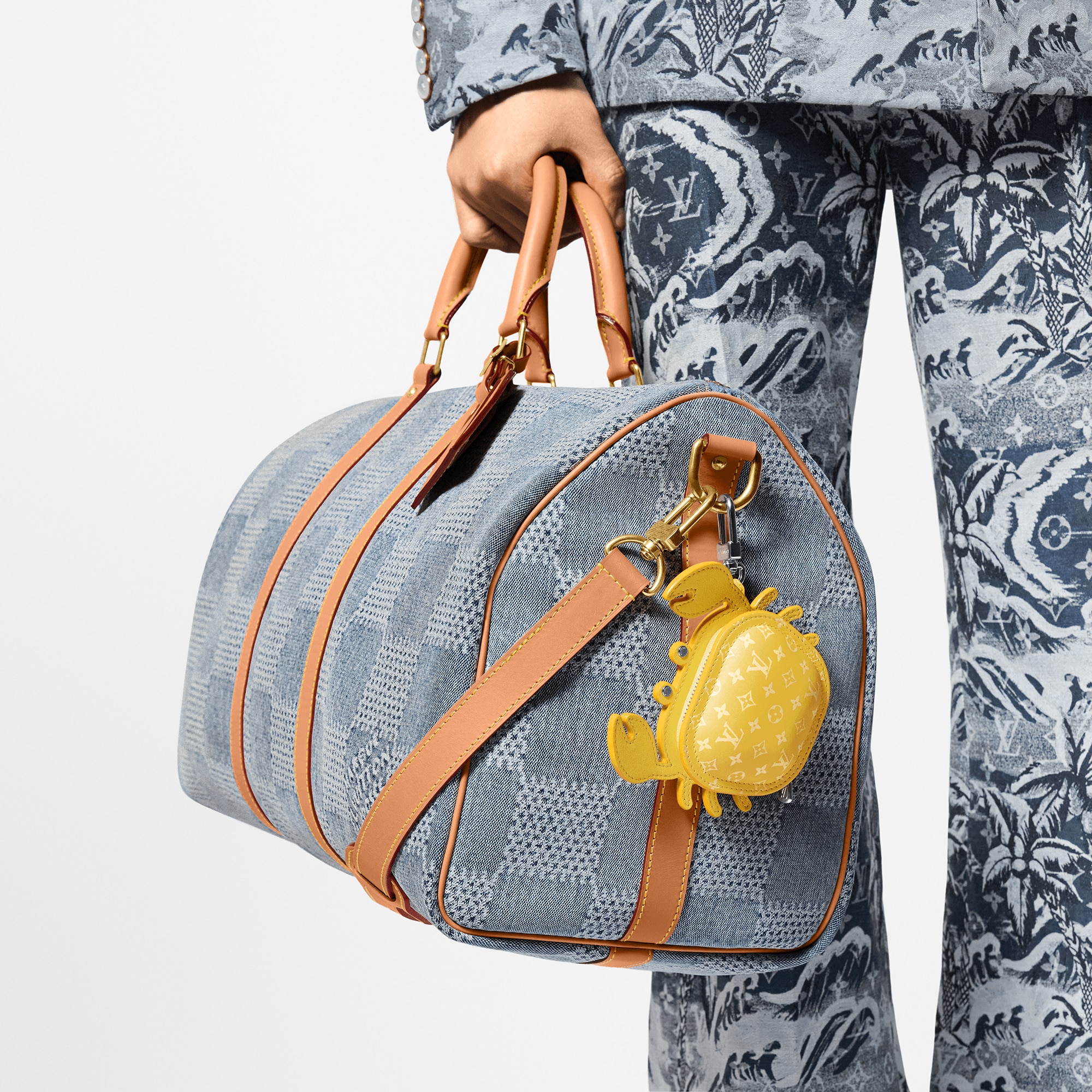 LV Crab Bag Charm S00 in Men