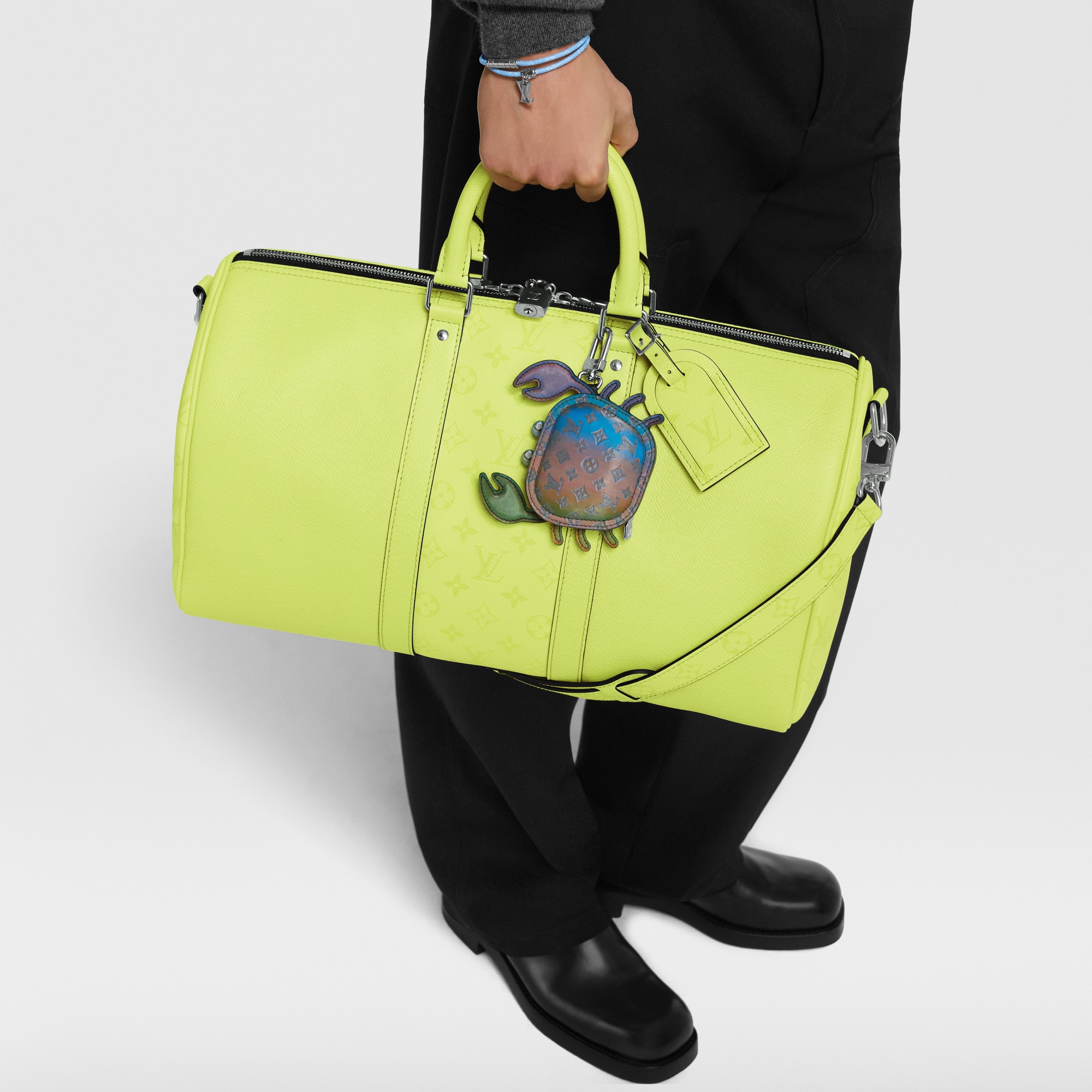 LV Crab Bag Charm S00 in Men