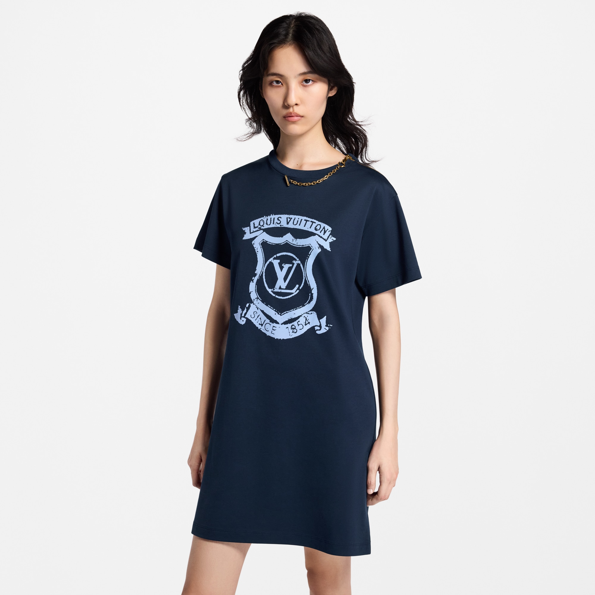 LV Crest T-Shirt Dress  in Women