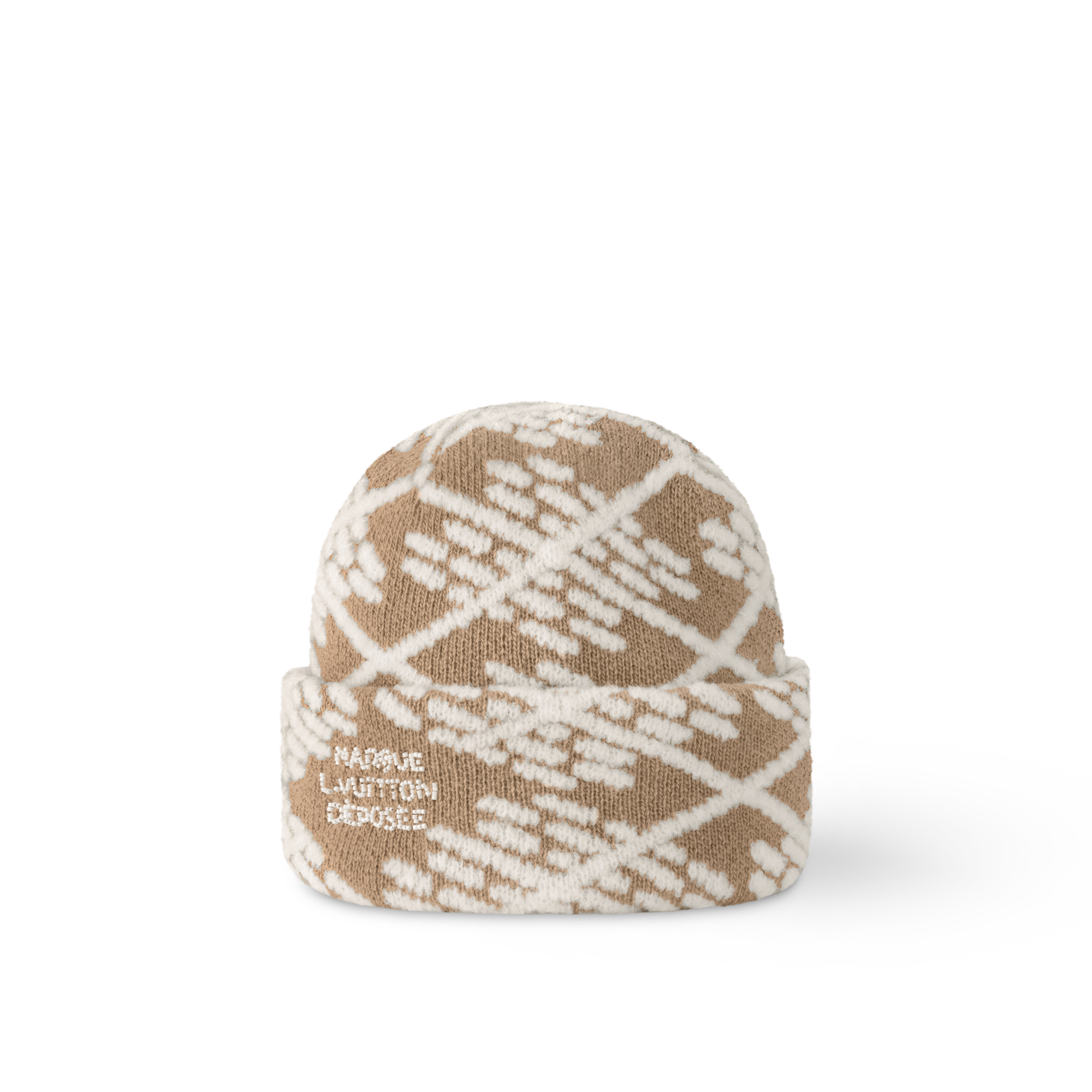 LV Crush Damier Argyle Beanie S00 in Men