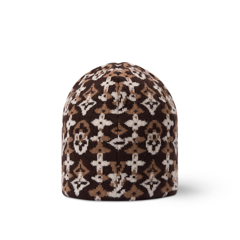 LV Crush Monogram Overlap Beanie S00 in Men's Accessories Hats, Beanies and Gloves collections by Louis Vuitton (Product zoom)