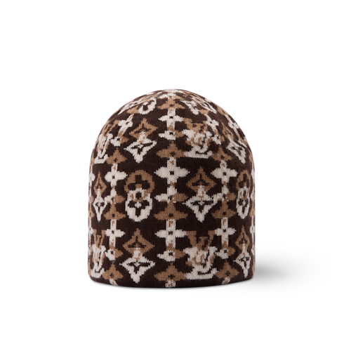 LV Crush Monogram Overlap Beanie S00 in Men's Accessories Hats, Beanies and Gloves collections by Louis Vuitton (Product zoom)
