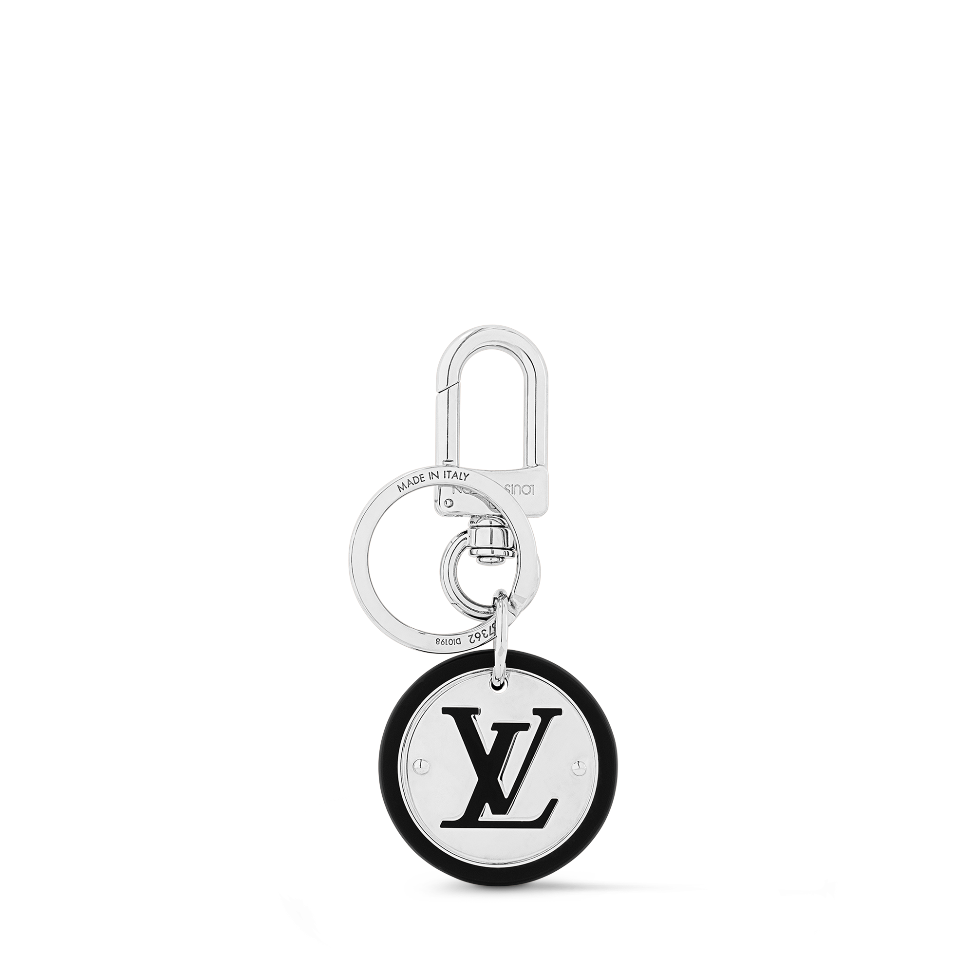 LV Cut Circle Key Holder S00 in Men
