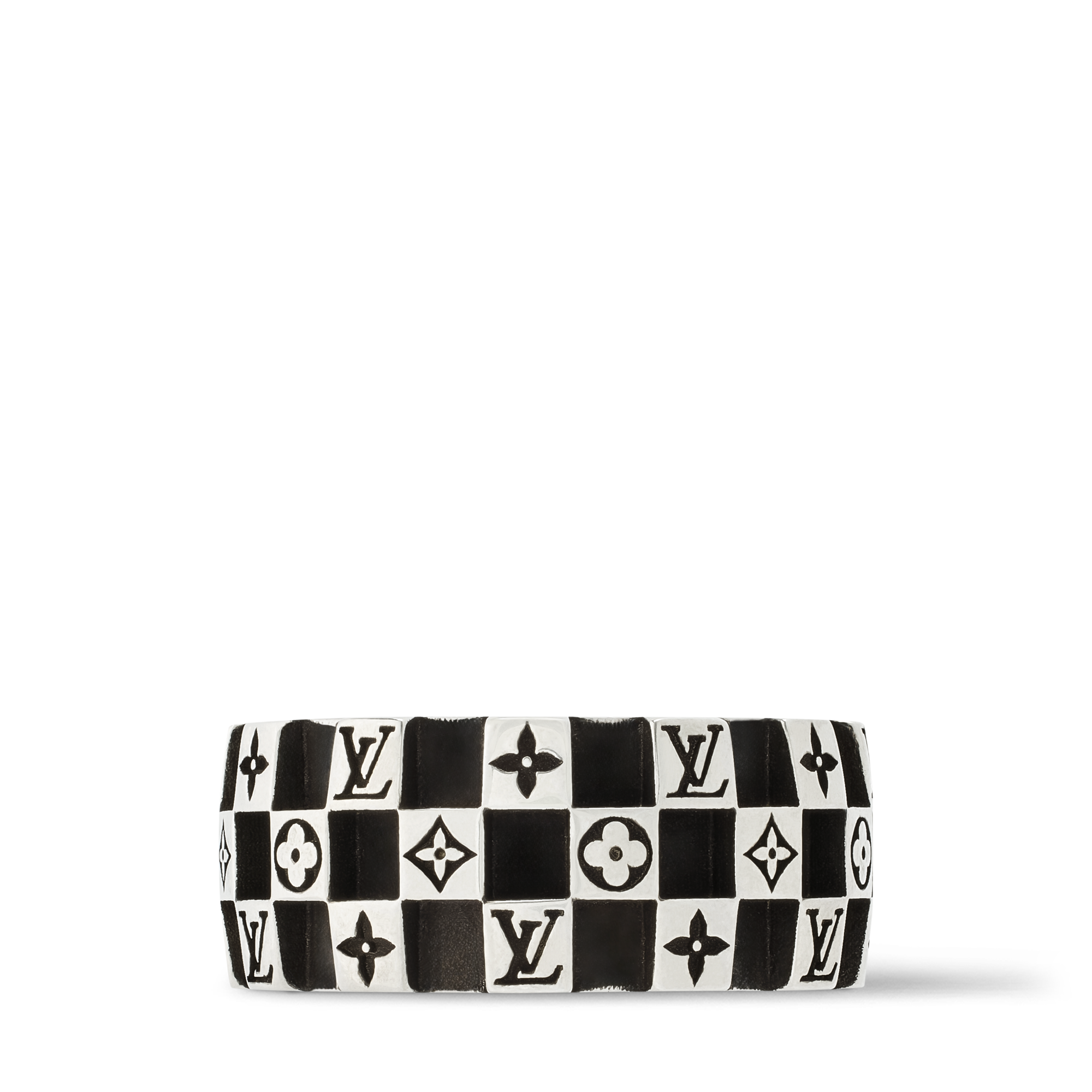 LV Damier Ring S00 in Men