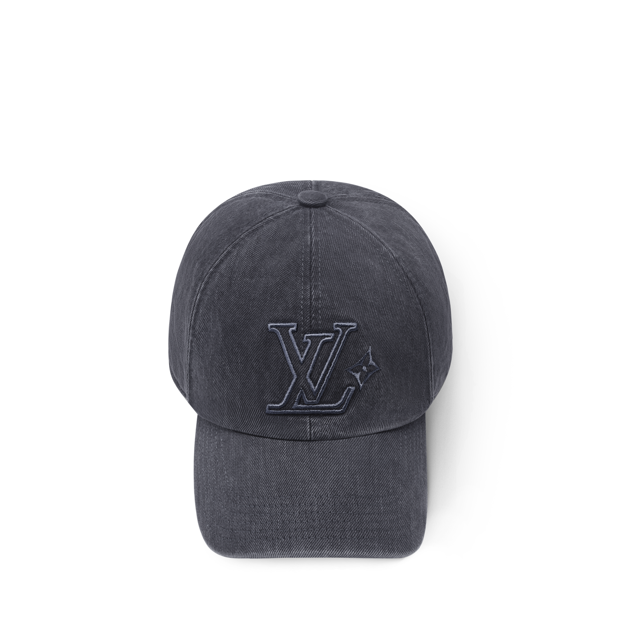 LV Denim Washed Cap S00 in Men