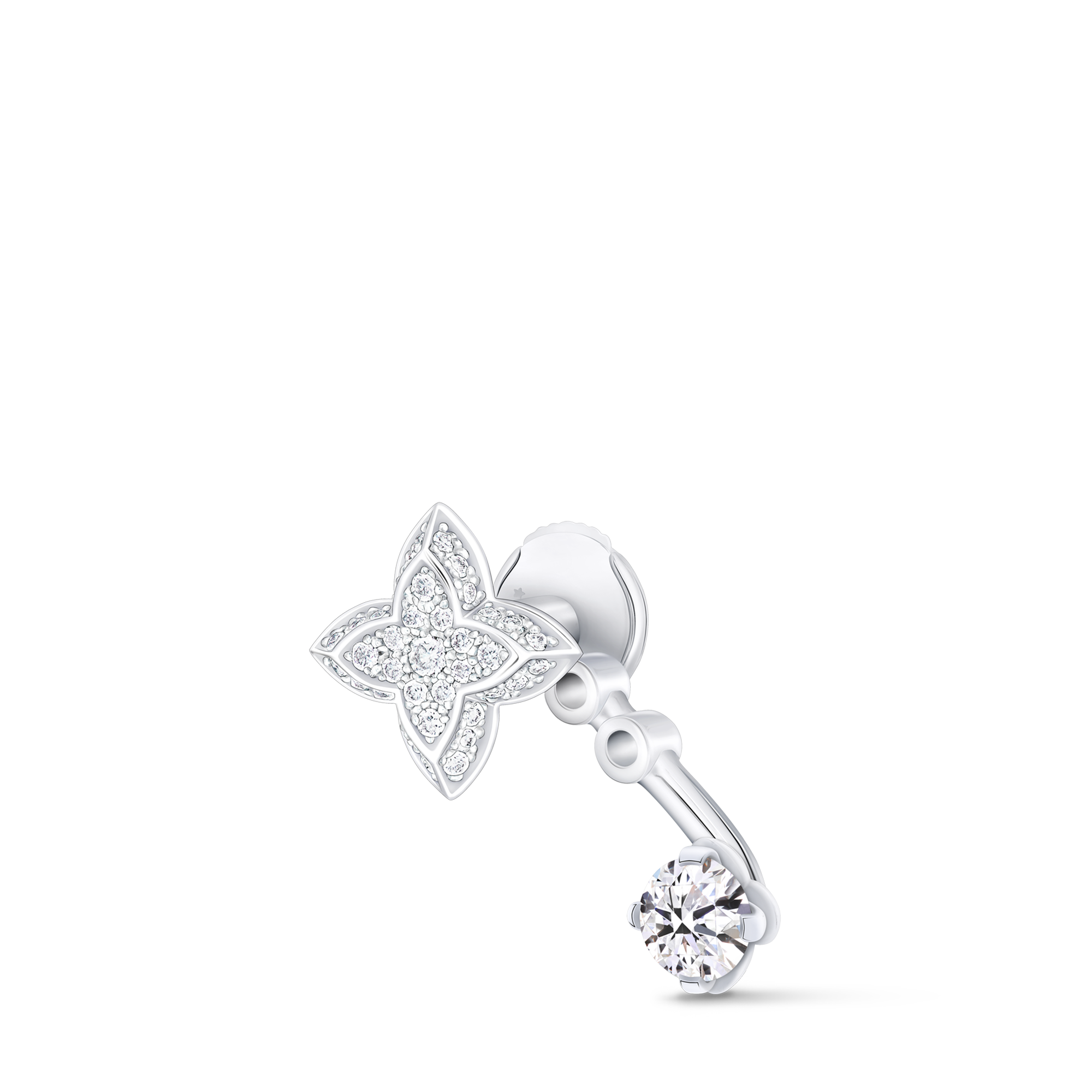 LV Diamonds Double Stud, Round Brilliant cut - per unit  in Jewelry