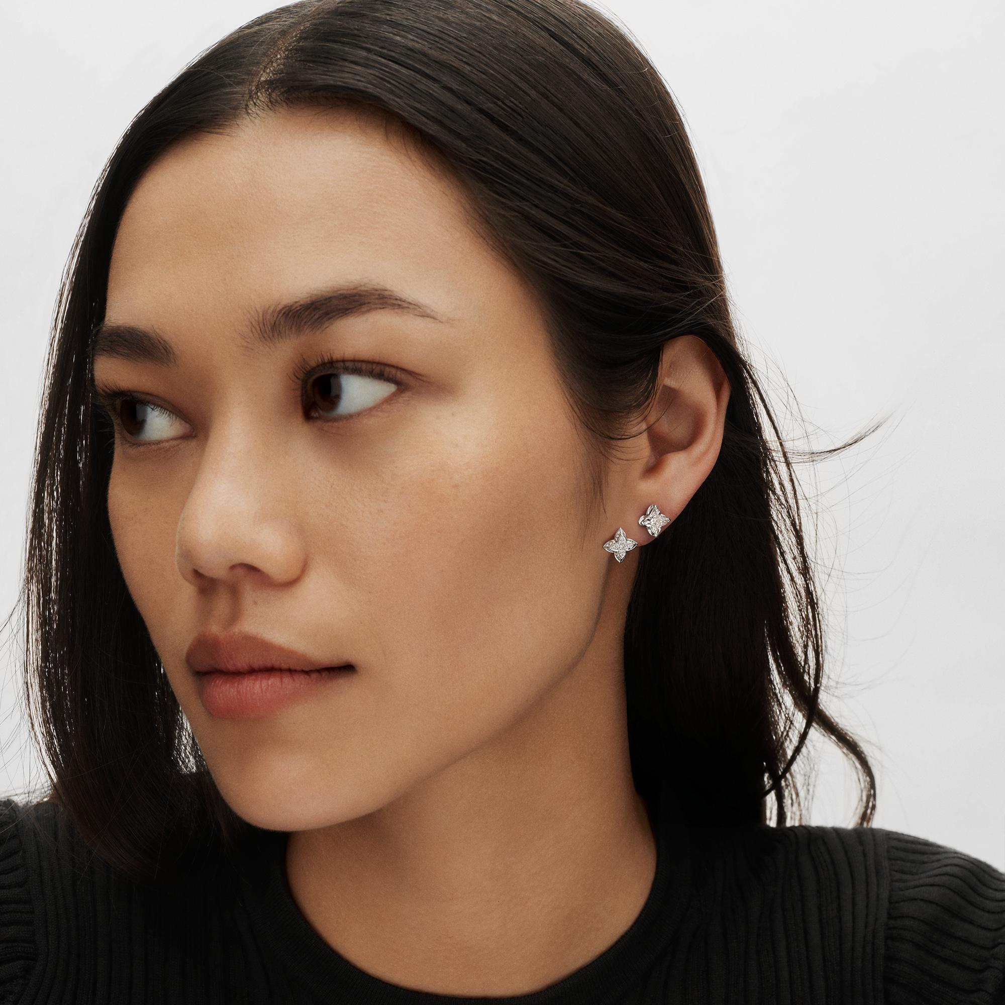 LV Diamonds Double Stud, Round Brilliant cut - per unit  in Jewelry