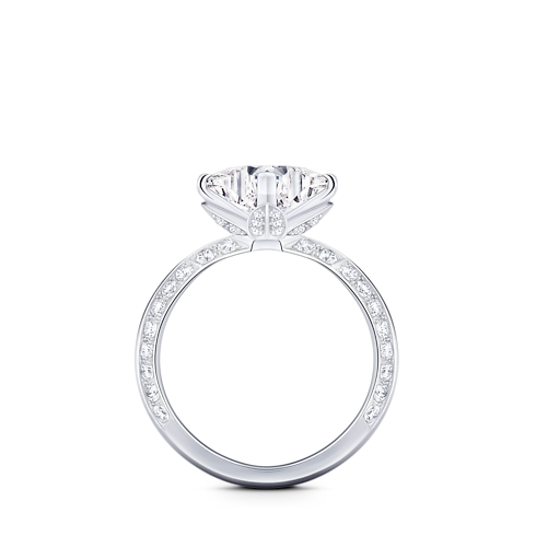 LV Diamonds Pavé Solitaire, LV Monogram Star Cut in Jewelry's Collections LV Diamonds collections by Louis Vuitton (Product zoom)