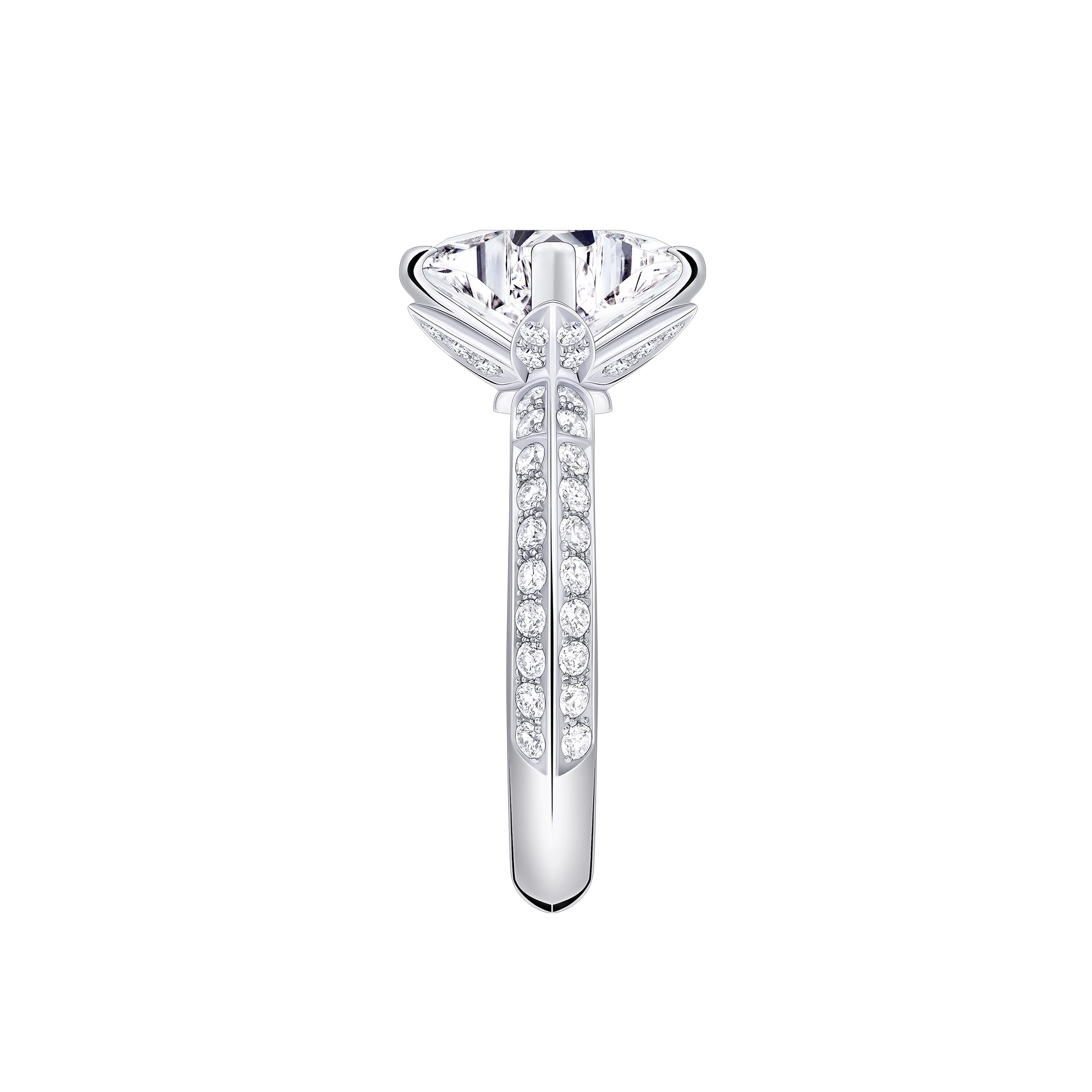 LV Diamonds Pavé Solitaire, LV Monogram Star Cut  in Jewelry