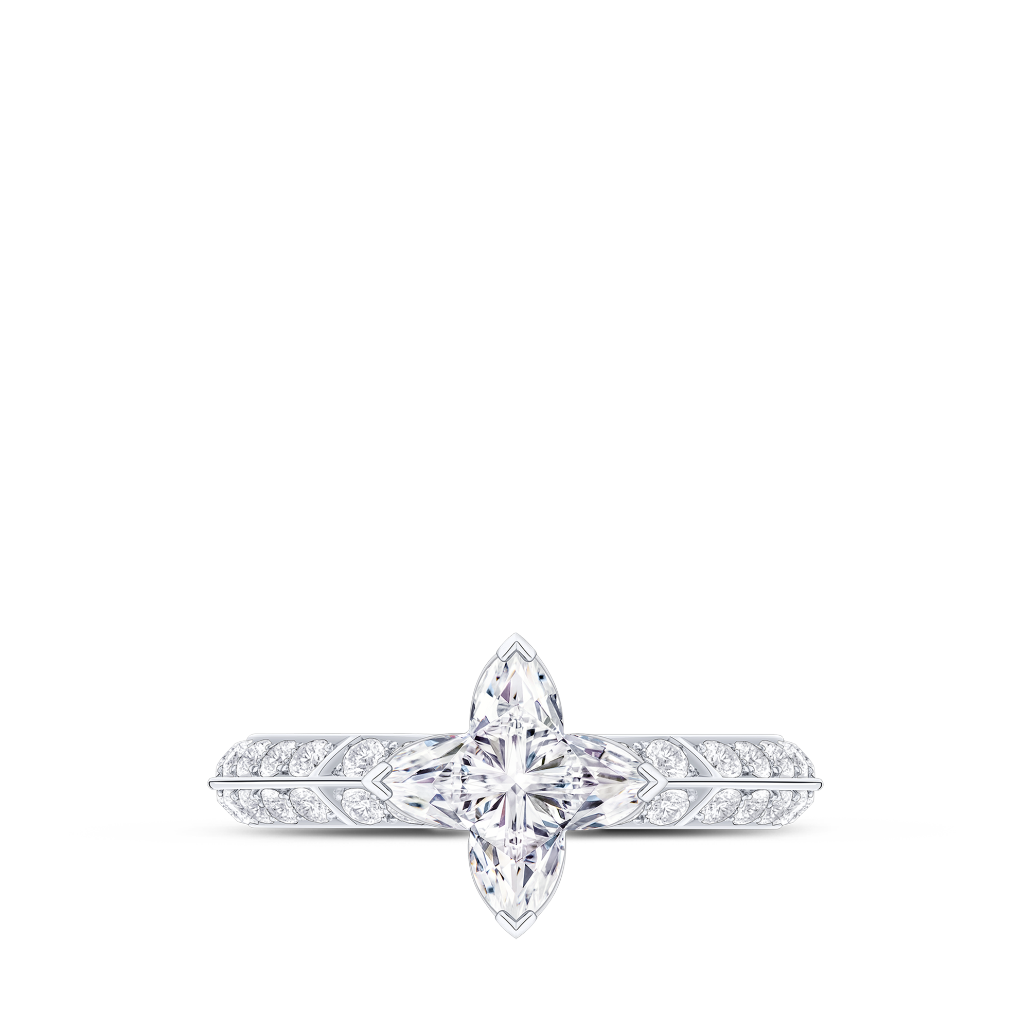 LV Diamonds Pavé Solitaire, LV Monogram Star cut  in Jewelry