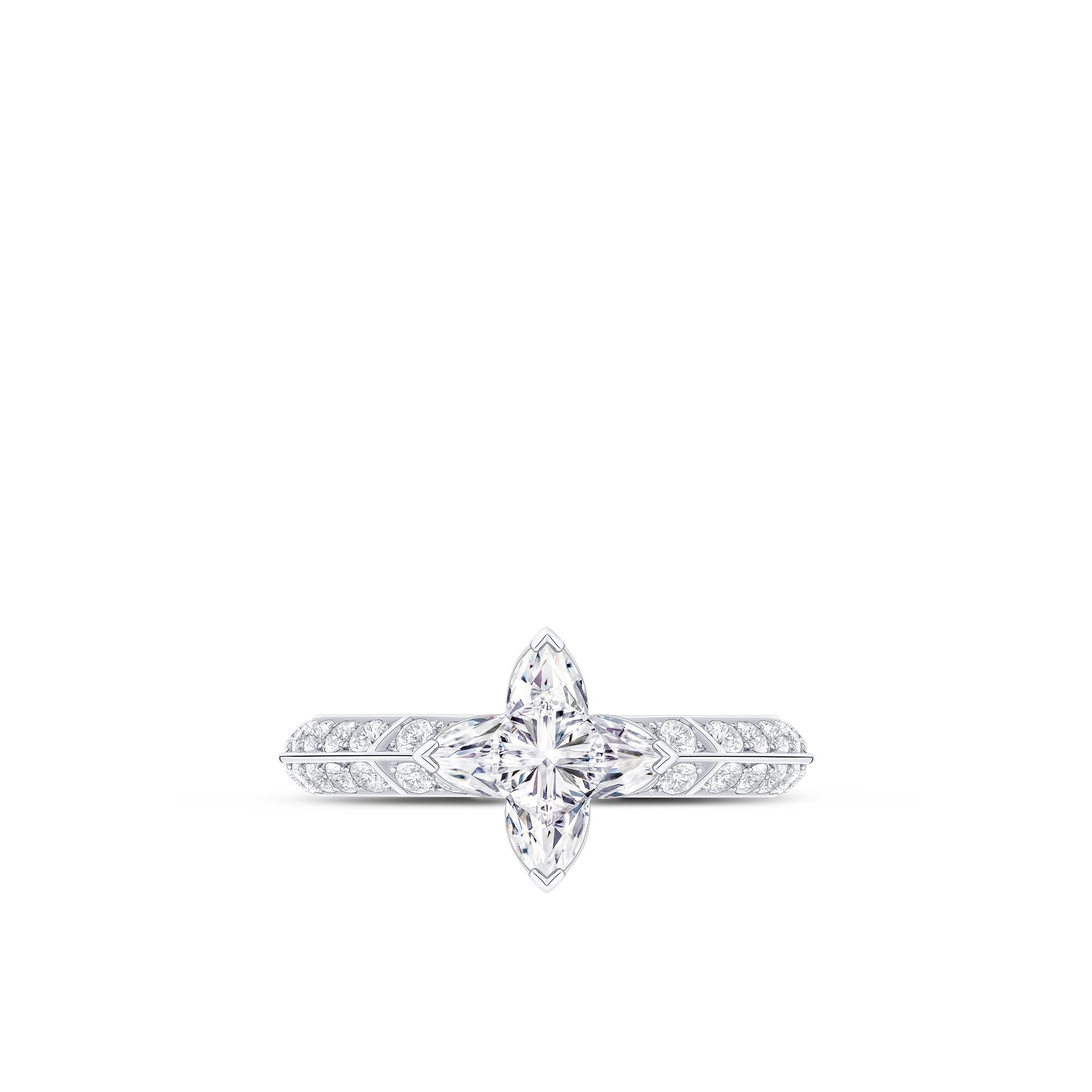 LV Diamonds Pavé Solitaire, LV Monogram Star cut  in Jewelry