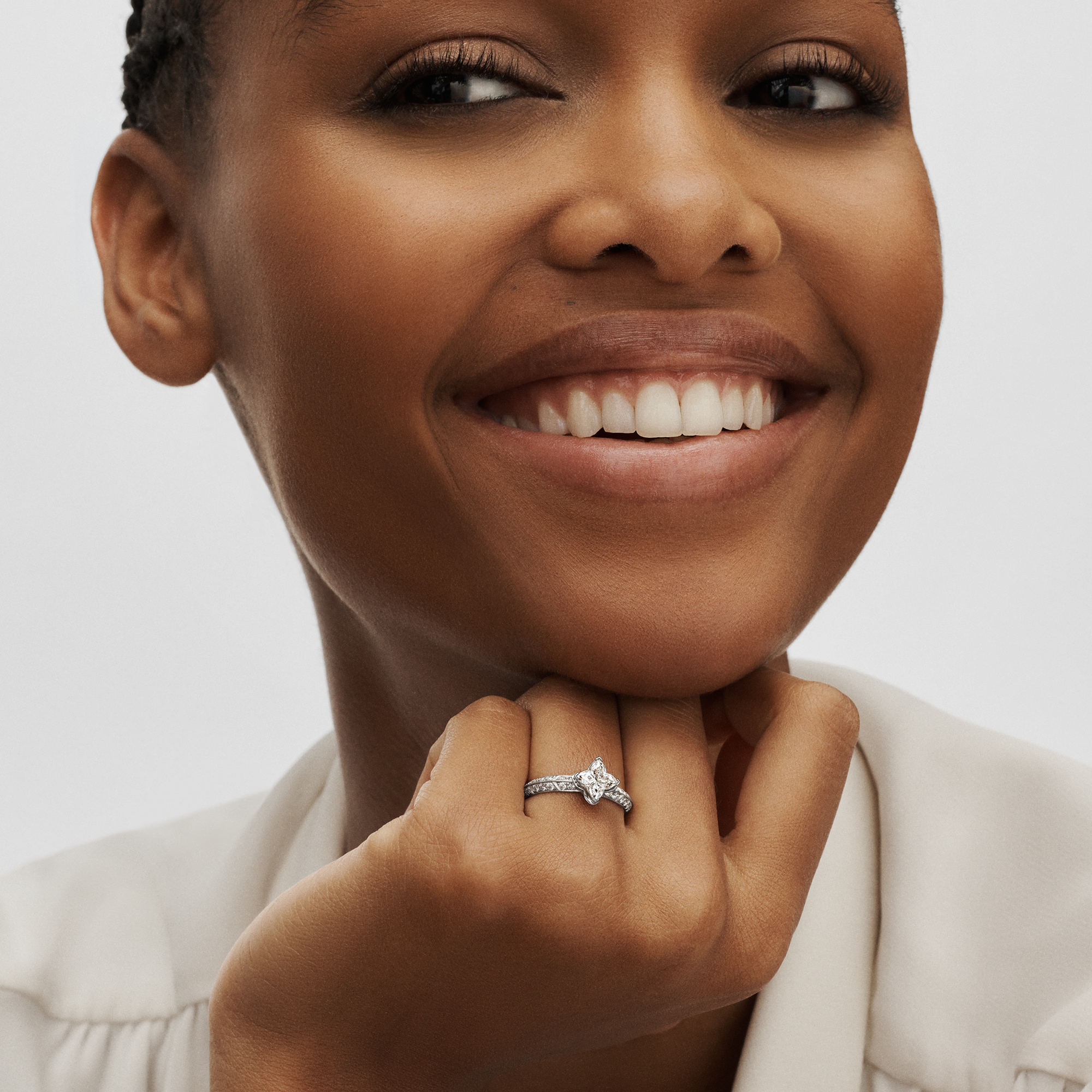 LV Diamonds Pavé Solitaire, LV Monogram Star cut  in Jewelry