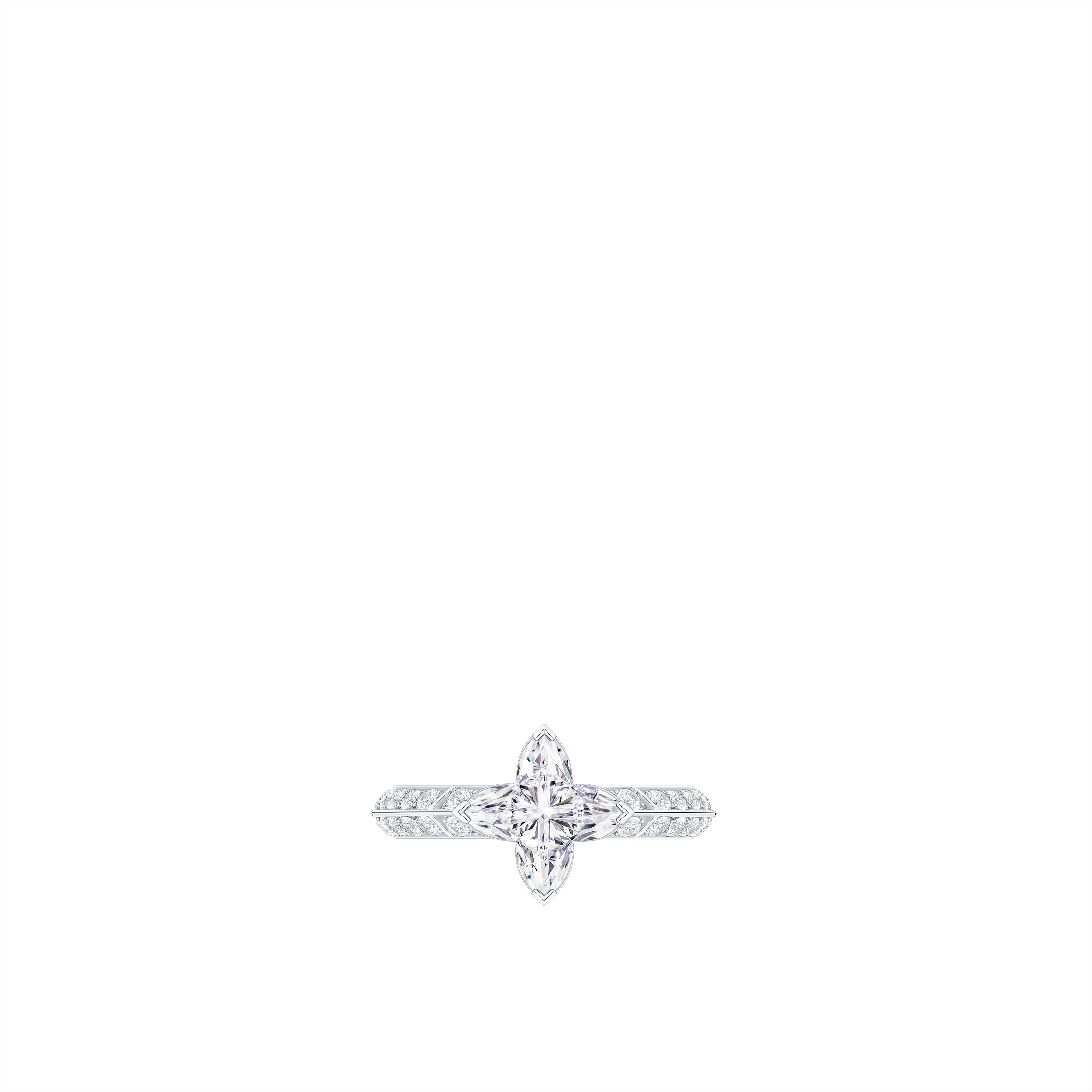 LV Diamonds Pavé Solitaire, LV Monogram Star cut  in Jewelry