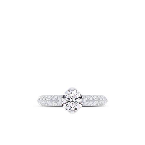 LV Diamonds Pavé Solitaire, Round Brilliant cut in Jewelry's Collections LV Diamonds collections by Louis Vuitton (Product zoom)