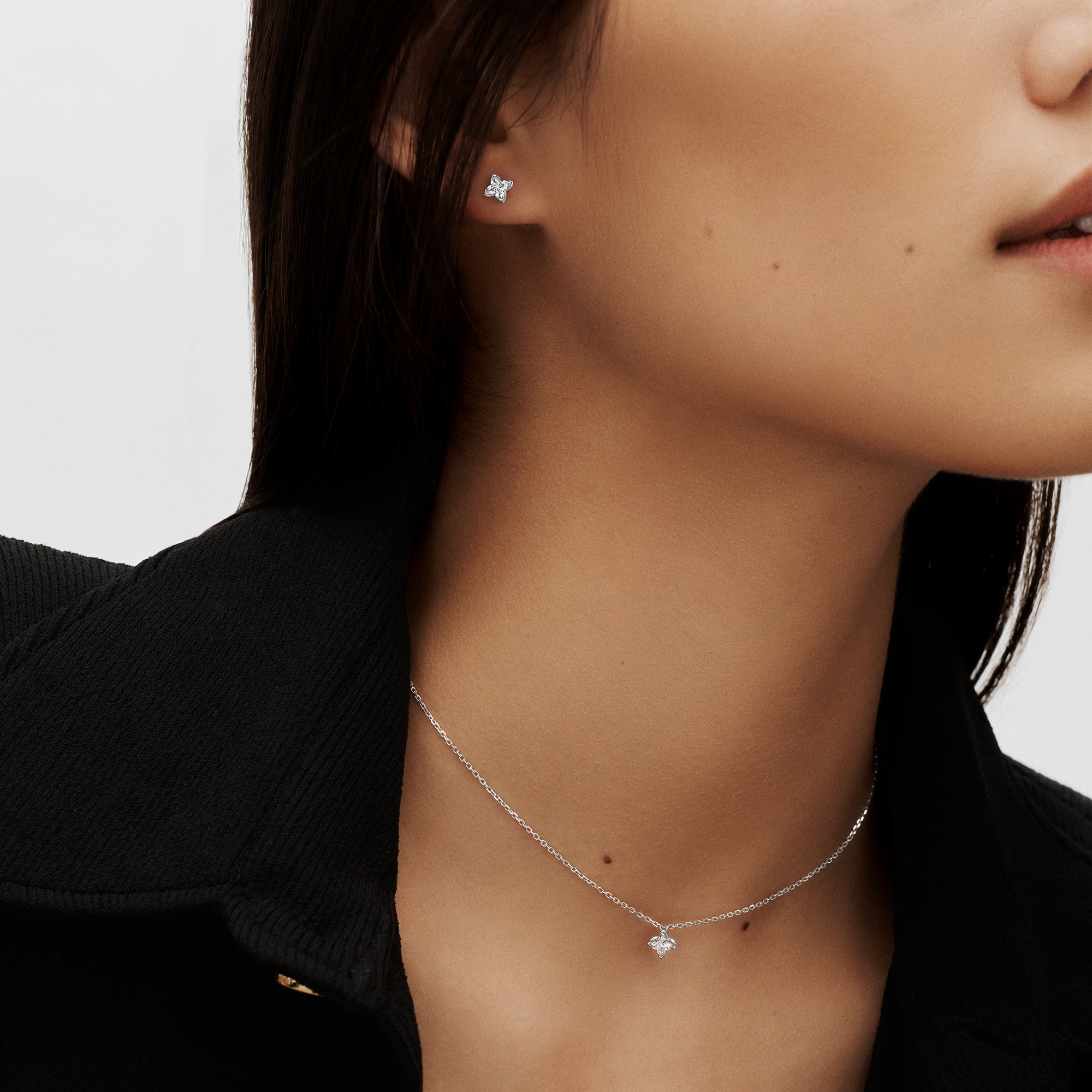 LV Diamonds Pendant, LV Monogram Star cut  in Jewelry