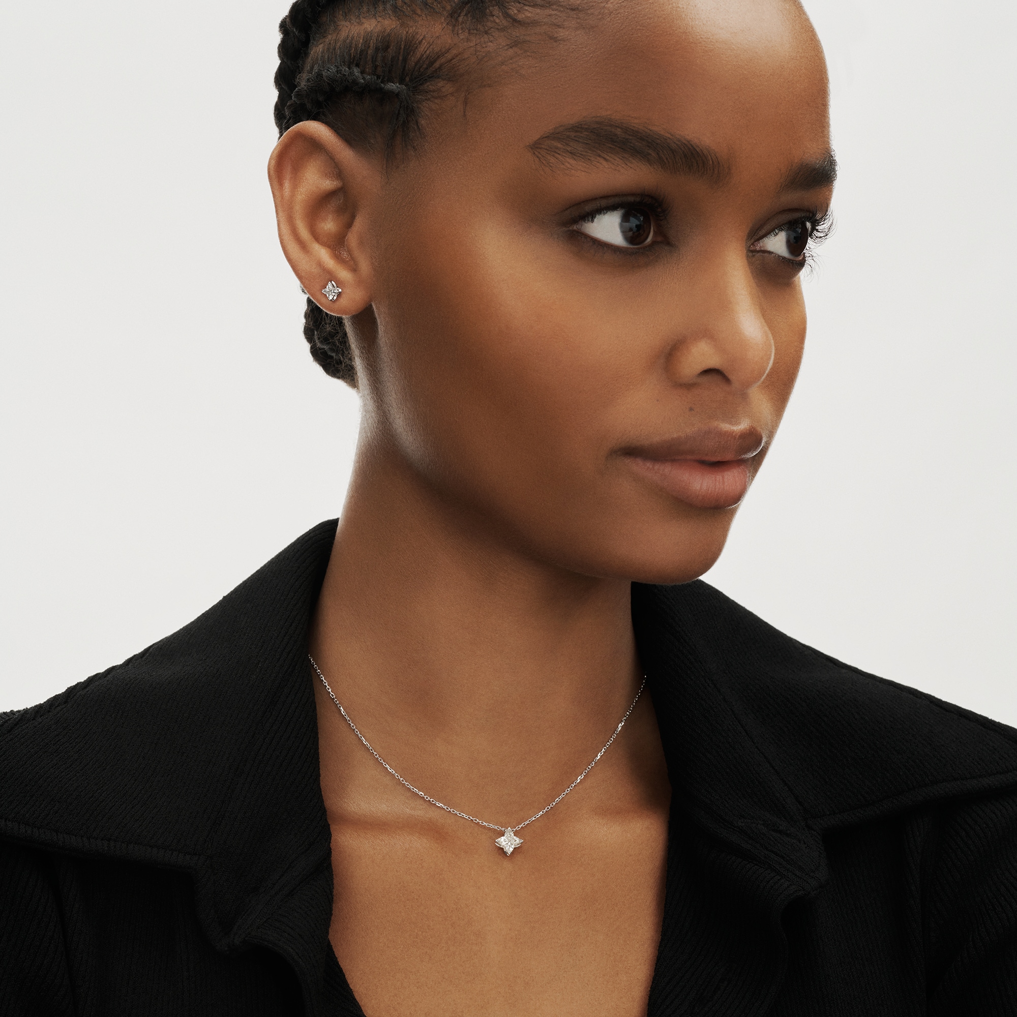 LV Diamonds Pendant, LV Monogram Star cut  in Jewelry