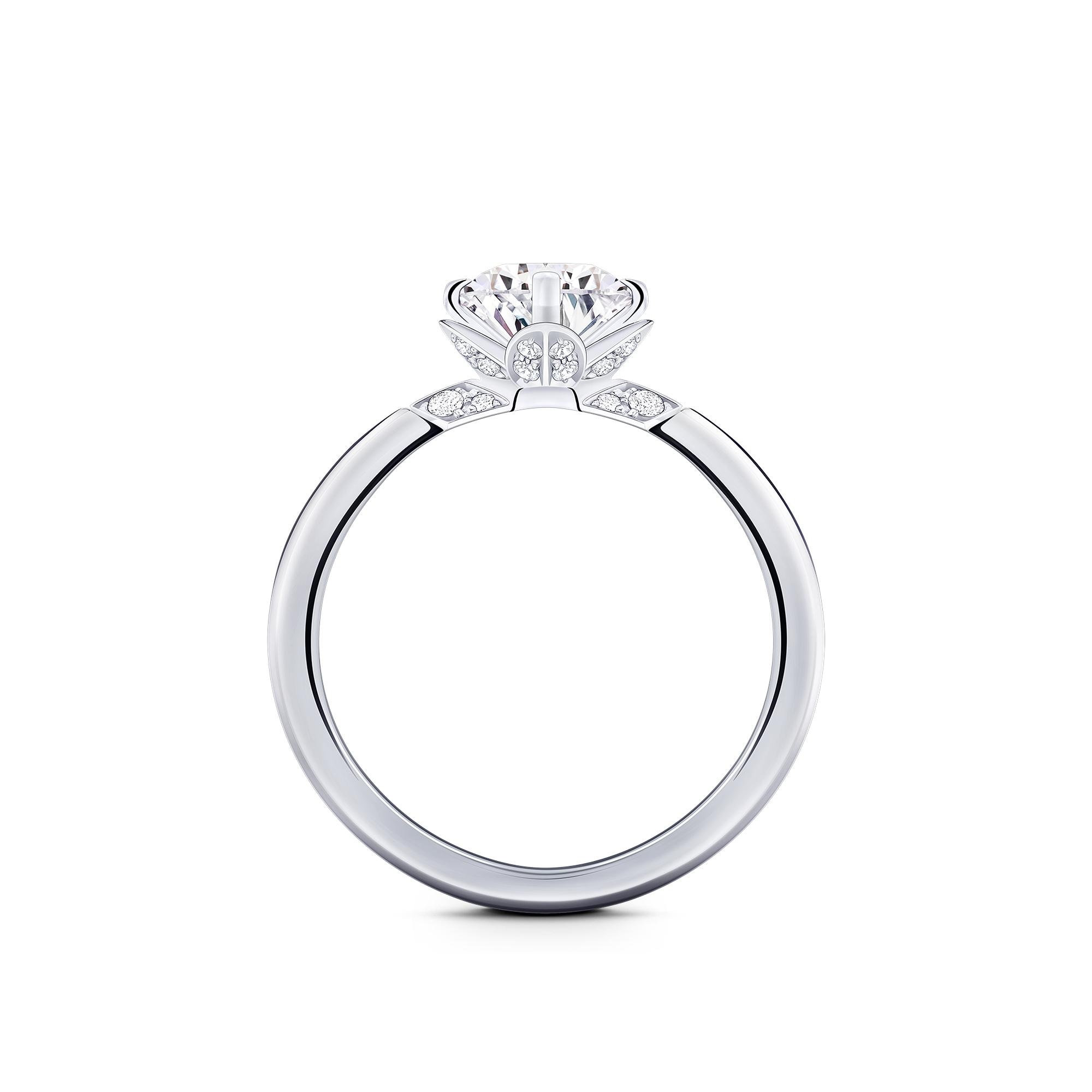 LV Diamonds Solitaire, Round Brilliant cut  in Jewelry