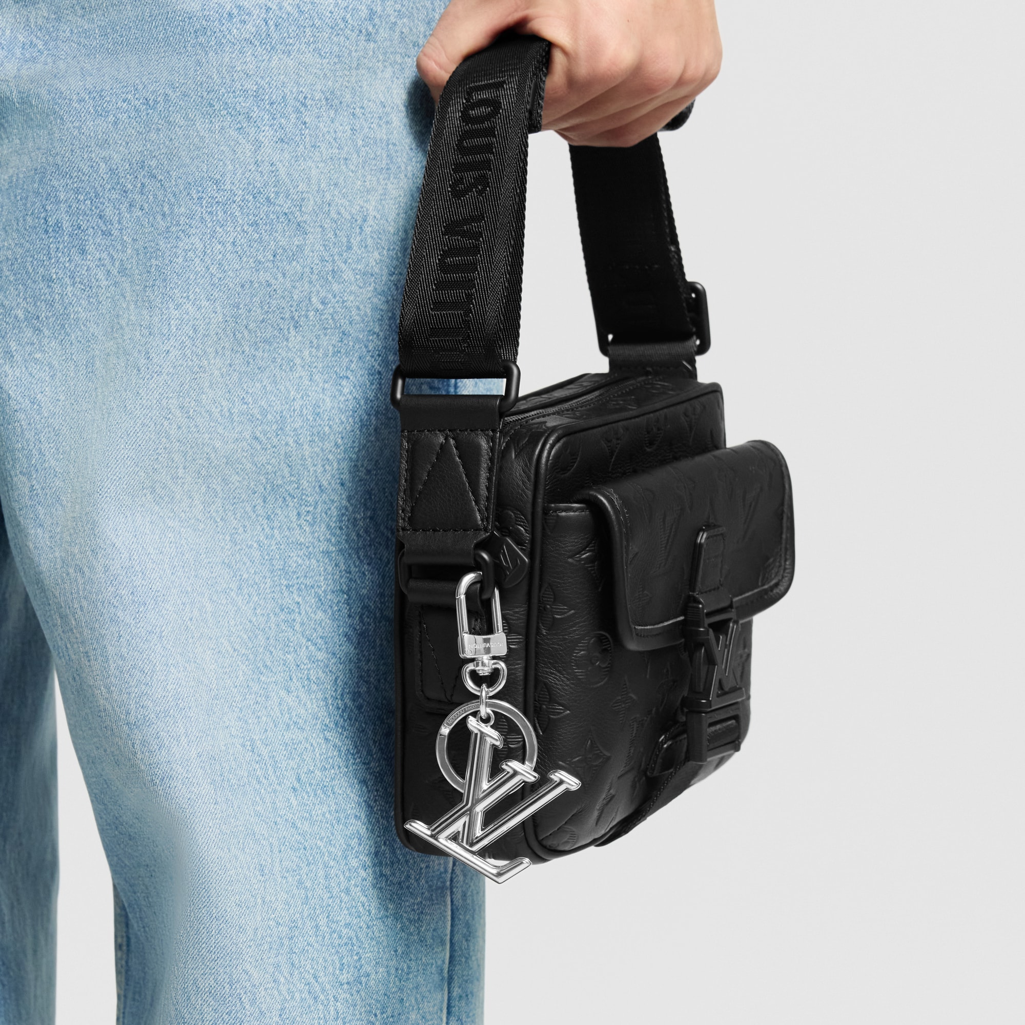 LV Dimension Key Holder and Bag Charm S00 in Men