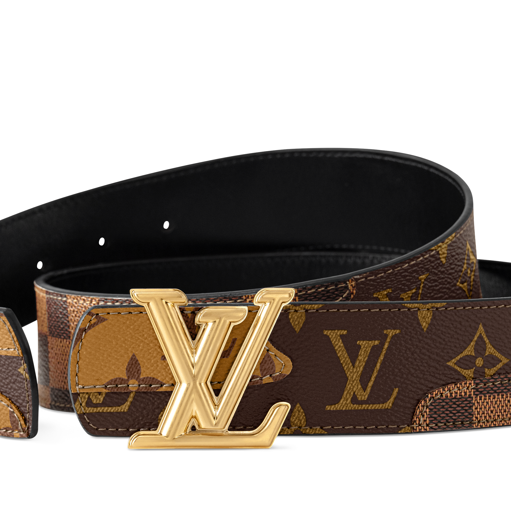 LV Dimension Monogram Landscape 40mm Reversible Belt  in Men