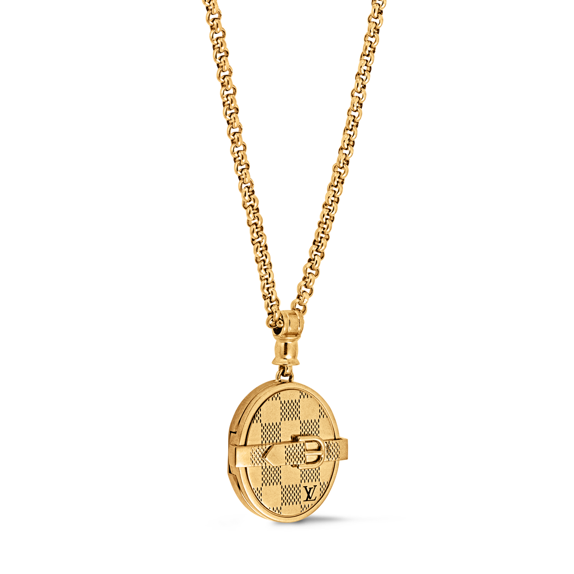 LV Dog Pendant S00 in Men