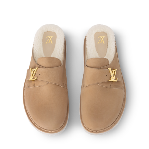 LV Easy Mule Shearling in Men's Shoes Sandals collections by Louis Vuitton (Product zoom)