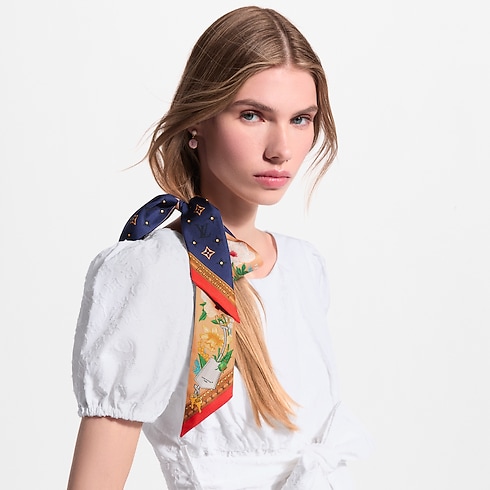 LV En Fleurs BB Bandeau S00 in Women's Accessories Silk Squares and Bandeaus collections by Louis Vuitton (Product zoom)