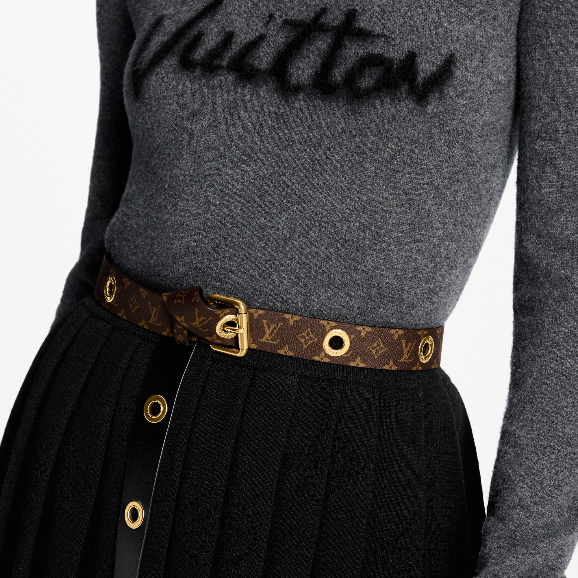 LV Eyelets 30mm Belt  in Women