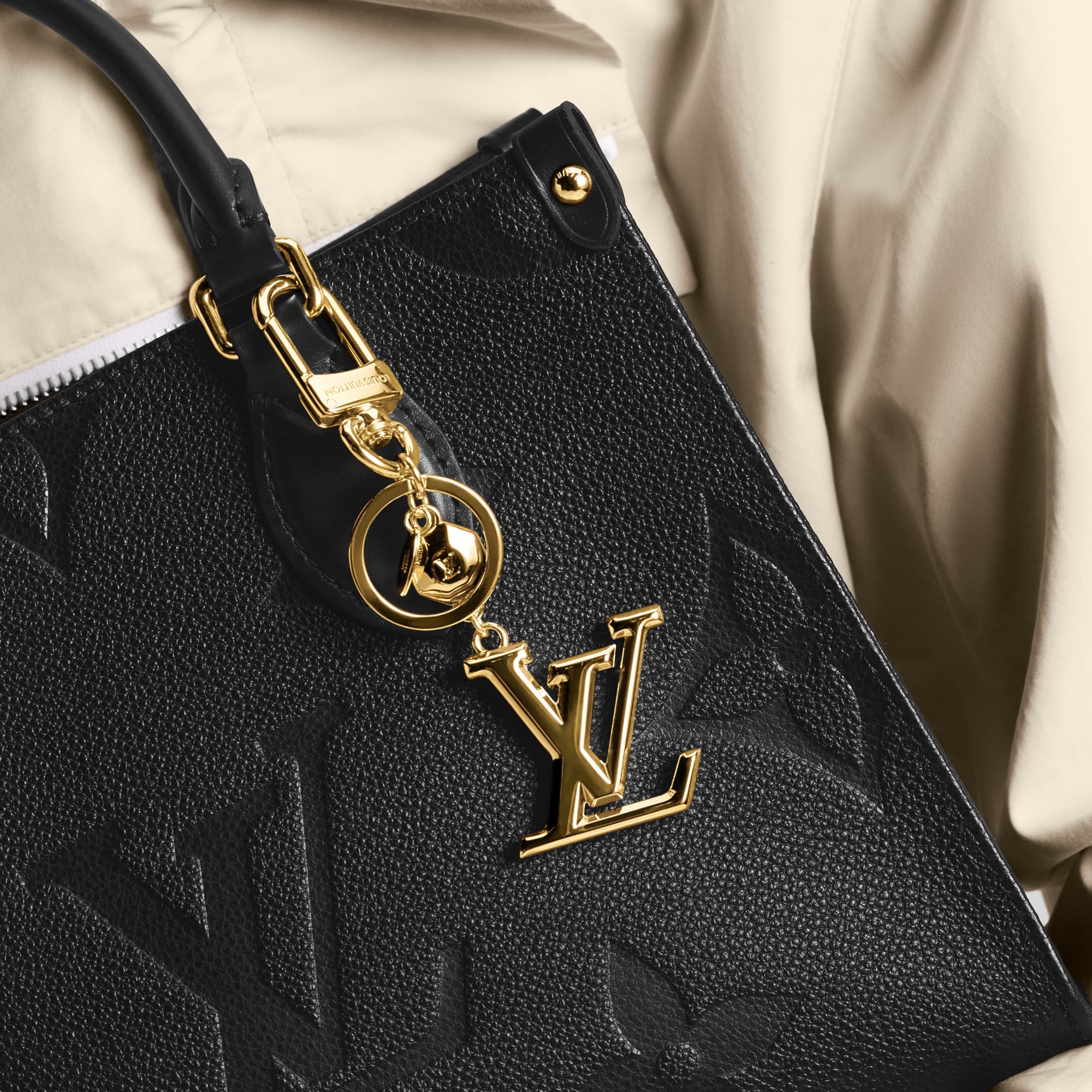 LV Facettes Bag Charm & Key Holder S00 in Women