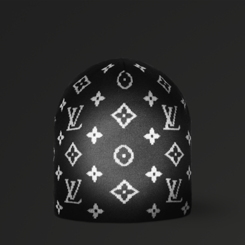 LV Fit Monogram Reflective Beanie S00 in Men's Accessories Hats, Beanies and Socks collections by Louis Vuitton