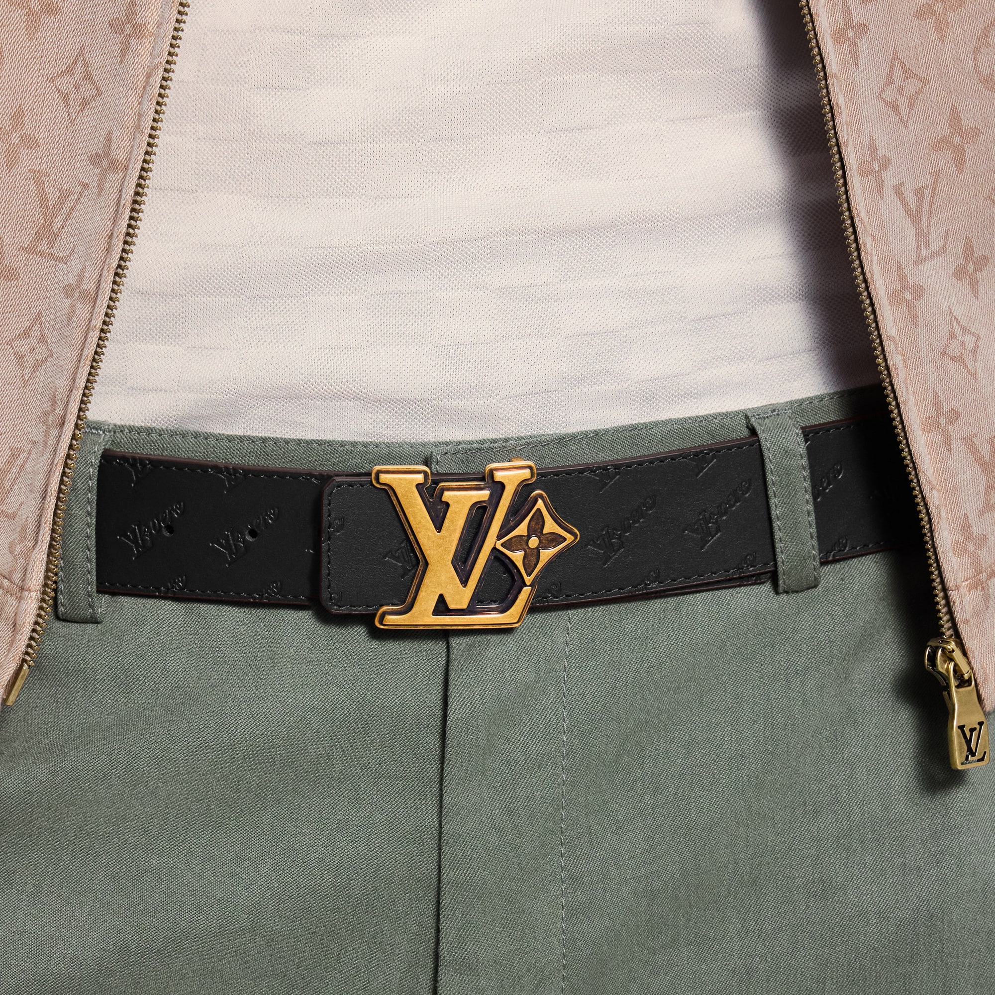 LV Flower 40mm Reversible Belt  in Men
