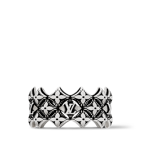 LV Flower Field Ring S00 in Men's Fashion Jewelry Rings collections by Louis Vuitton (Product zoom)