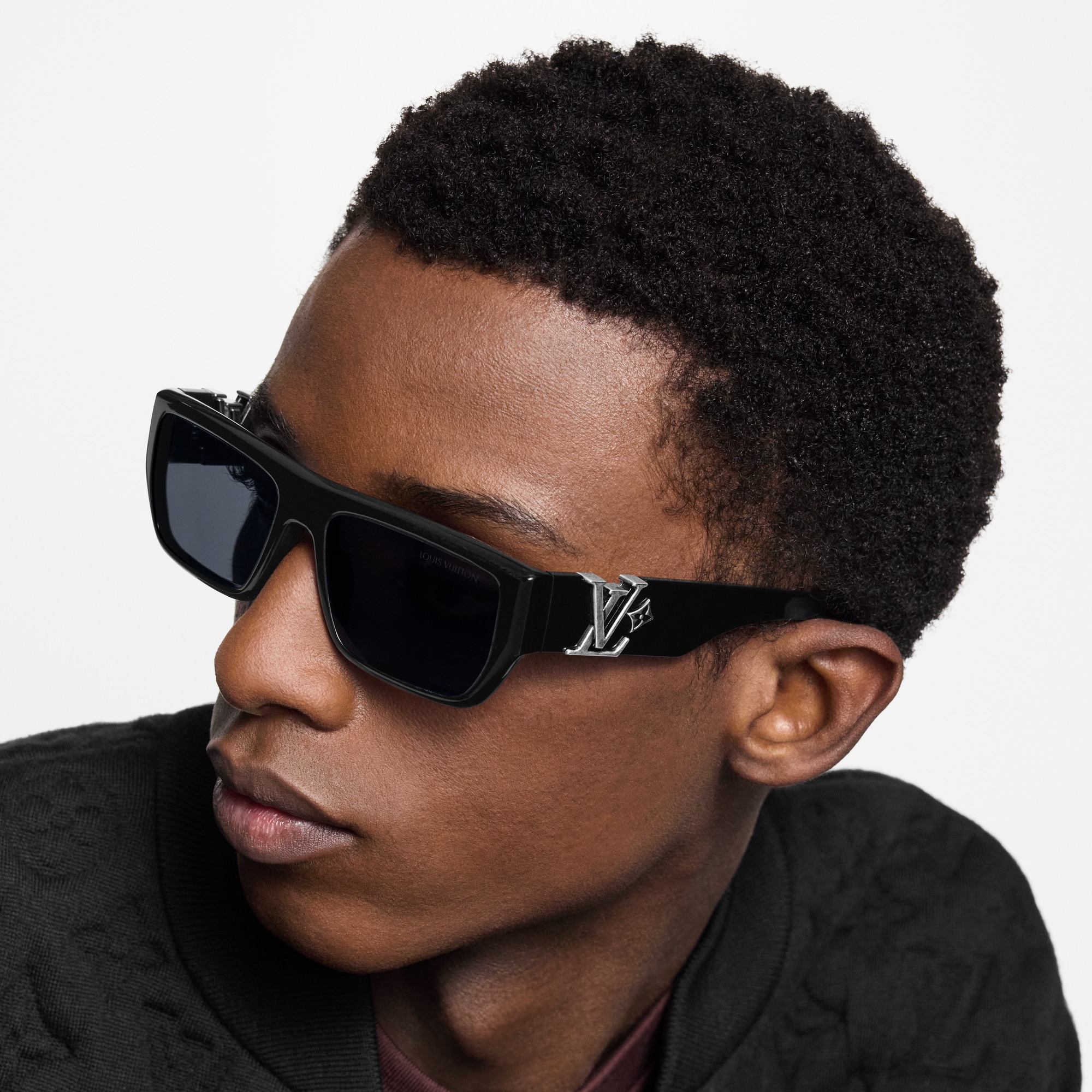 LV Flower Low Square Sunglasses S00 in Men