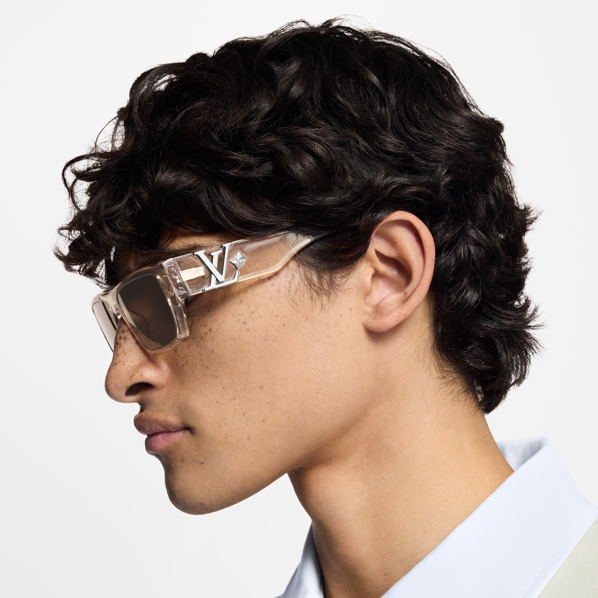 LV Flower Low Square Sunglasses S00 in Men