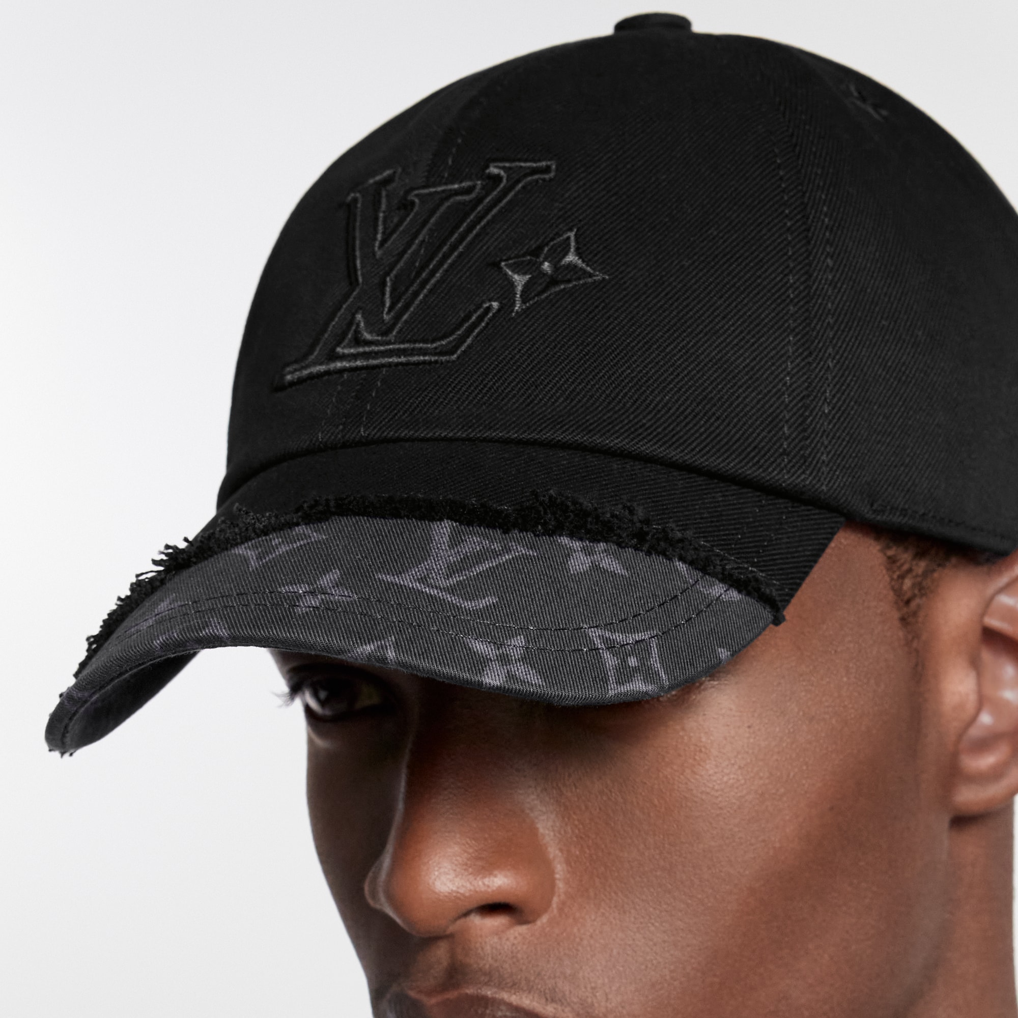 LOUIS VUITTON | ✨NEW✨ LV Filigram Bucket Hat Monogram Flower Embroidery in Black NWT Louis Vuitton Black Monogram Appearing Water Reactive  main image 2