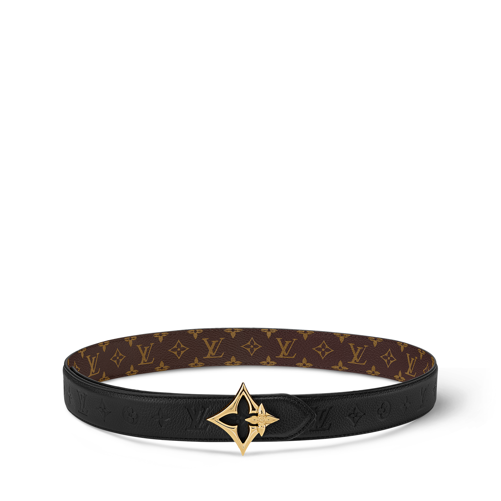 LV Flowergram 30mm Reversible Belt Monogram Canvas in Women