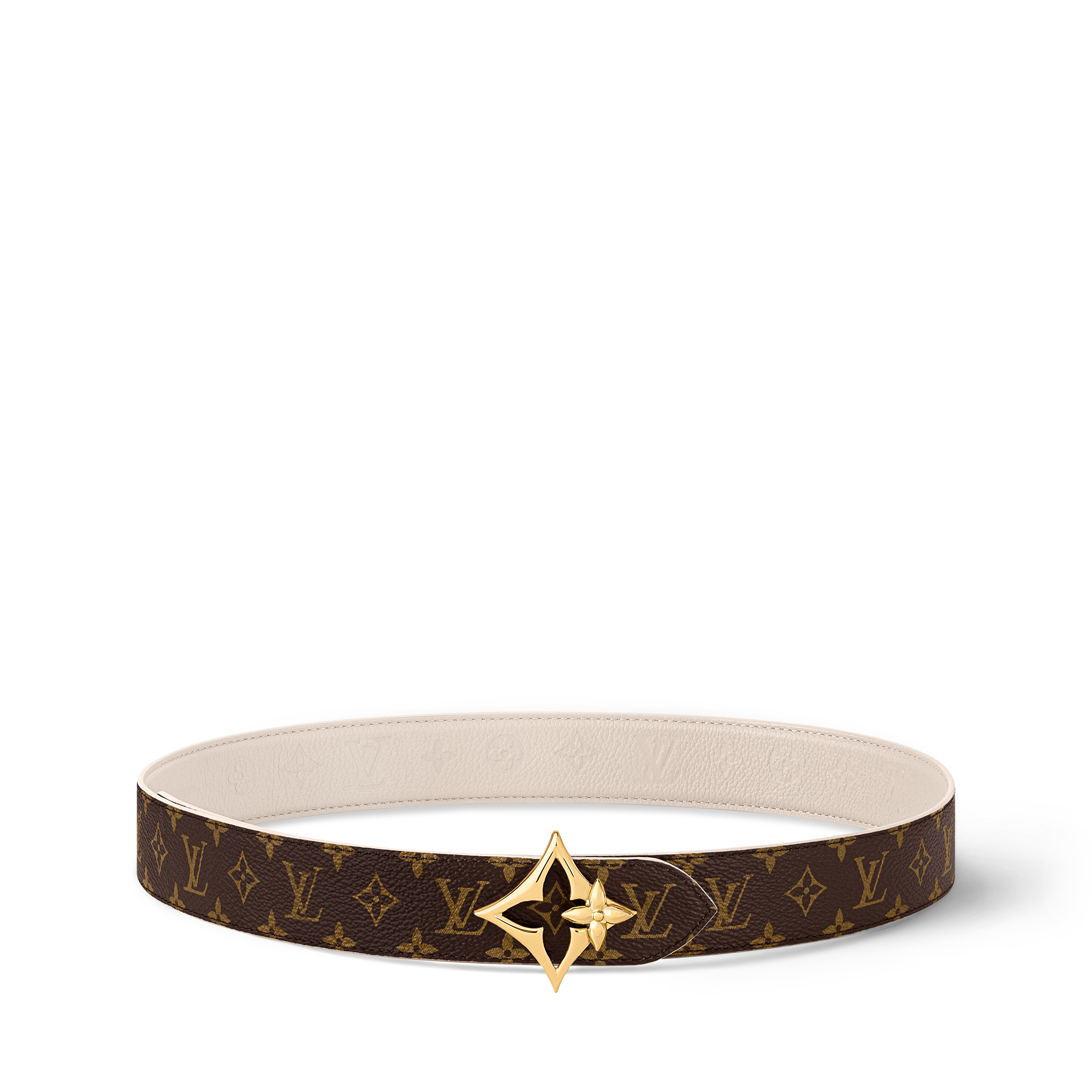 LV Flowergram 30mm Reversible Belt Monogram Canvas in Women