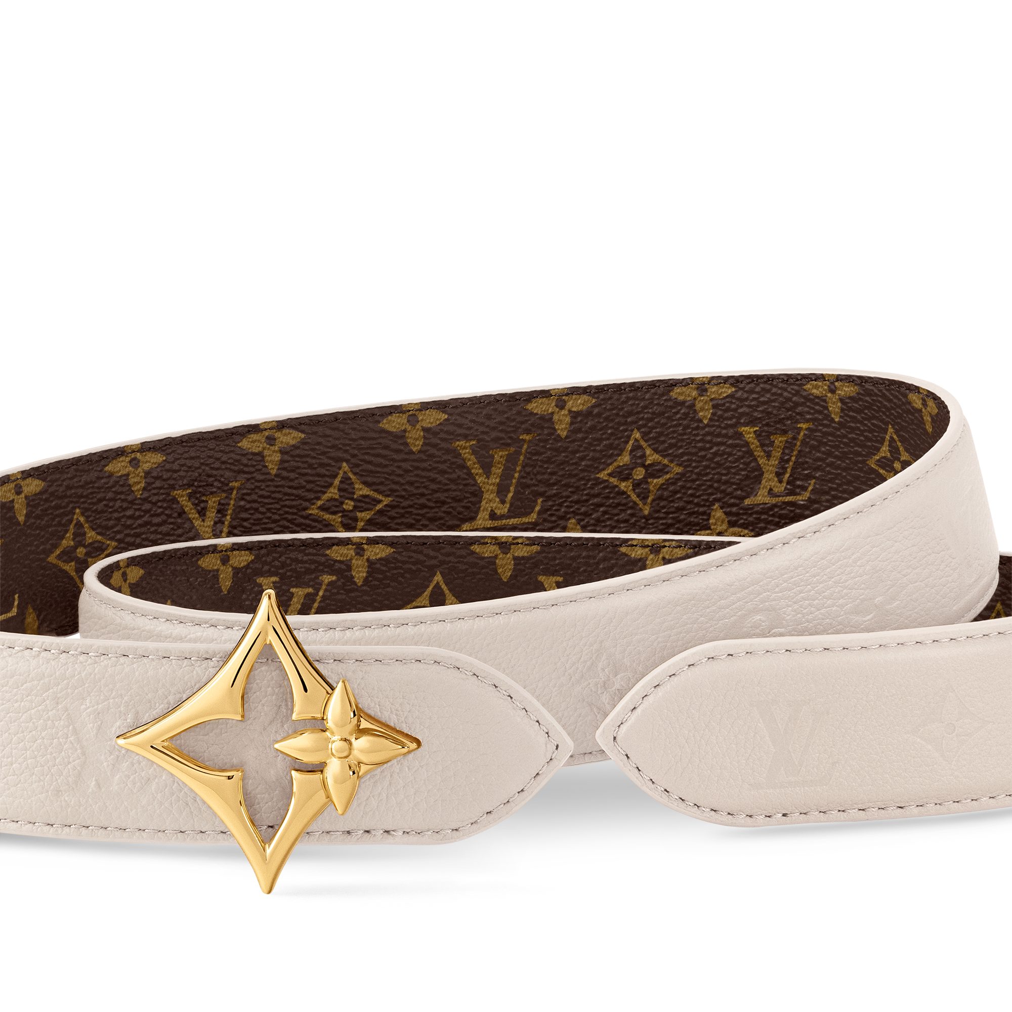 LV Flowergram 30mm Reversible Belt Monogram Canvas in Women