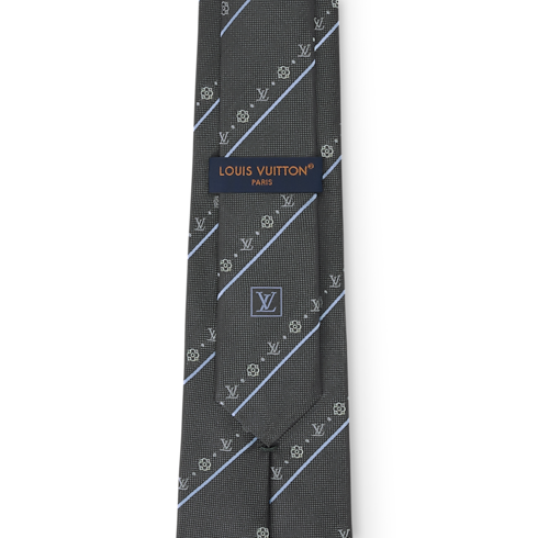 LV Flowers Stripes Tie S00 in Men's Accessories Ties collections by Louis Vuitton (Product zoom)