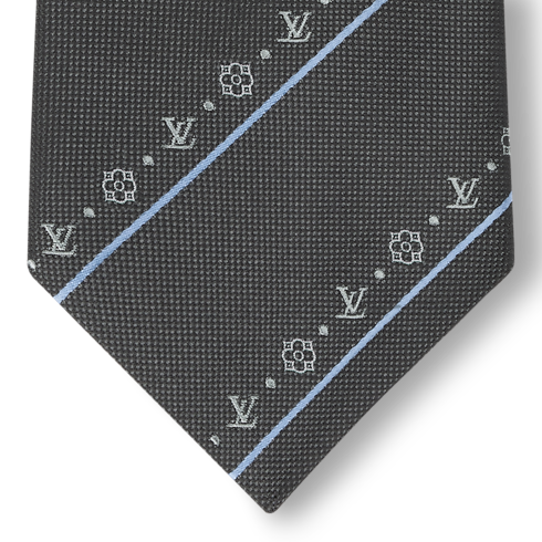 LV Flowers Stripes Tie S00 in Men's Accessories Ties collections by Louis Vuitton (Product zoom)