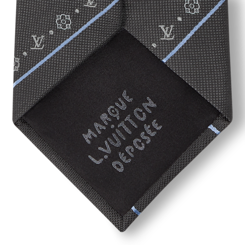 LV Flowers Stripes Tie S00 in Men's Accessories Ties collections by Louis Vuitton (Product zoom)