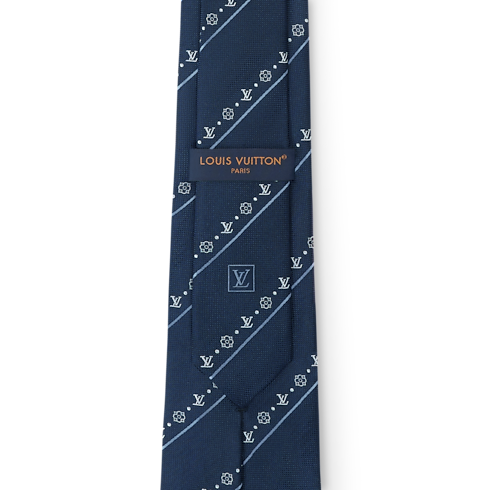 LV Flowers Stripes Tie S00 in Men's Accessories Ties collections by Louis Vuitton (Product zoom)