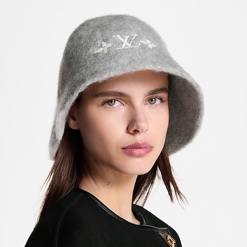 LV Fluffy Hat S00 in Women's Accessories Hats and Gloves collections by Louis Vuitton (Product zoom)