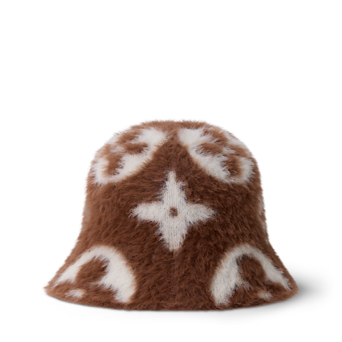 LV Fluffy Monogram Hat S00 in Women's Accessories Hats and Gloves collections by Louis Vuitton (Product zoom)