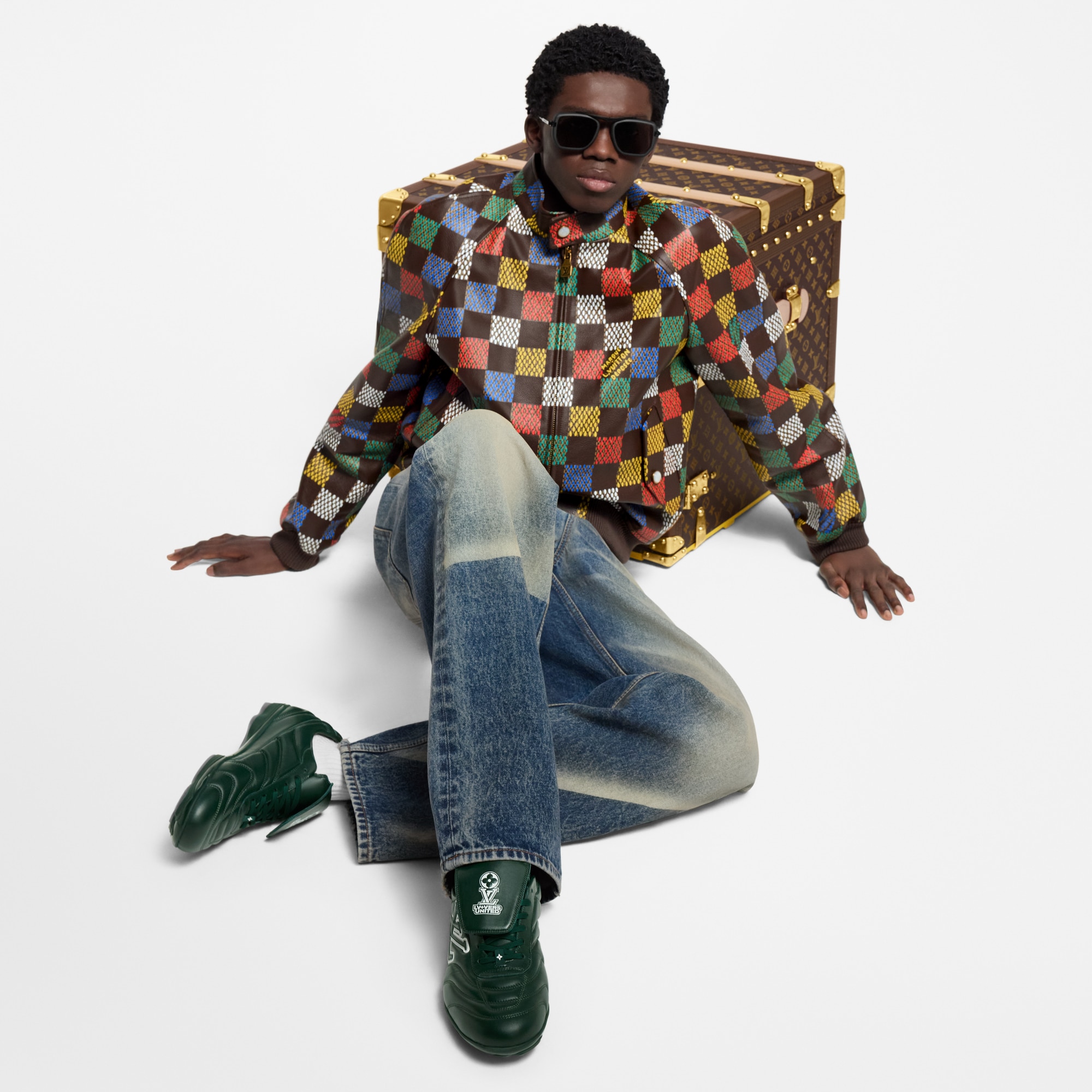 LV Footprint Soccer Sneaker  in Men