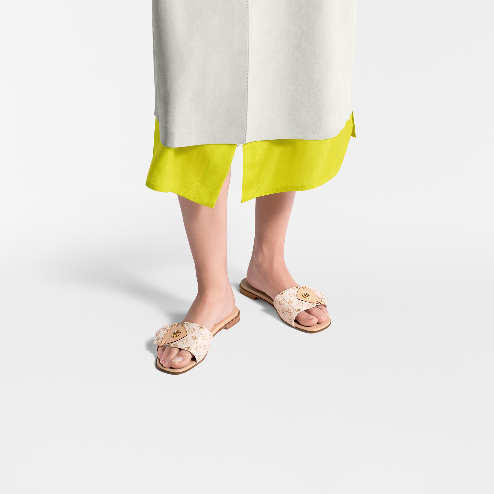 LV Frame Flat Mule  in Men