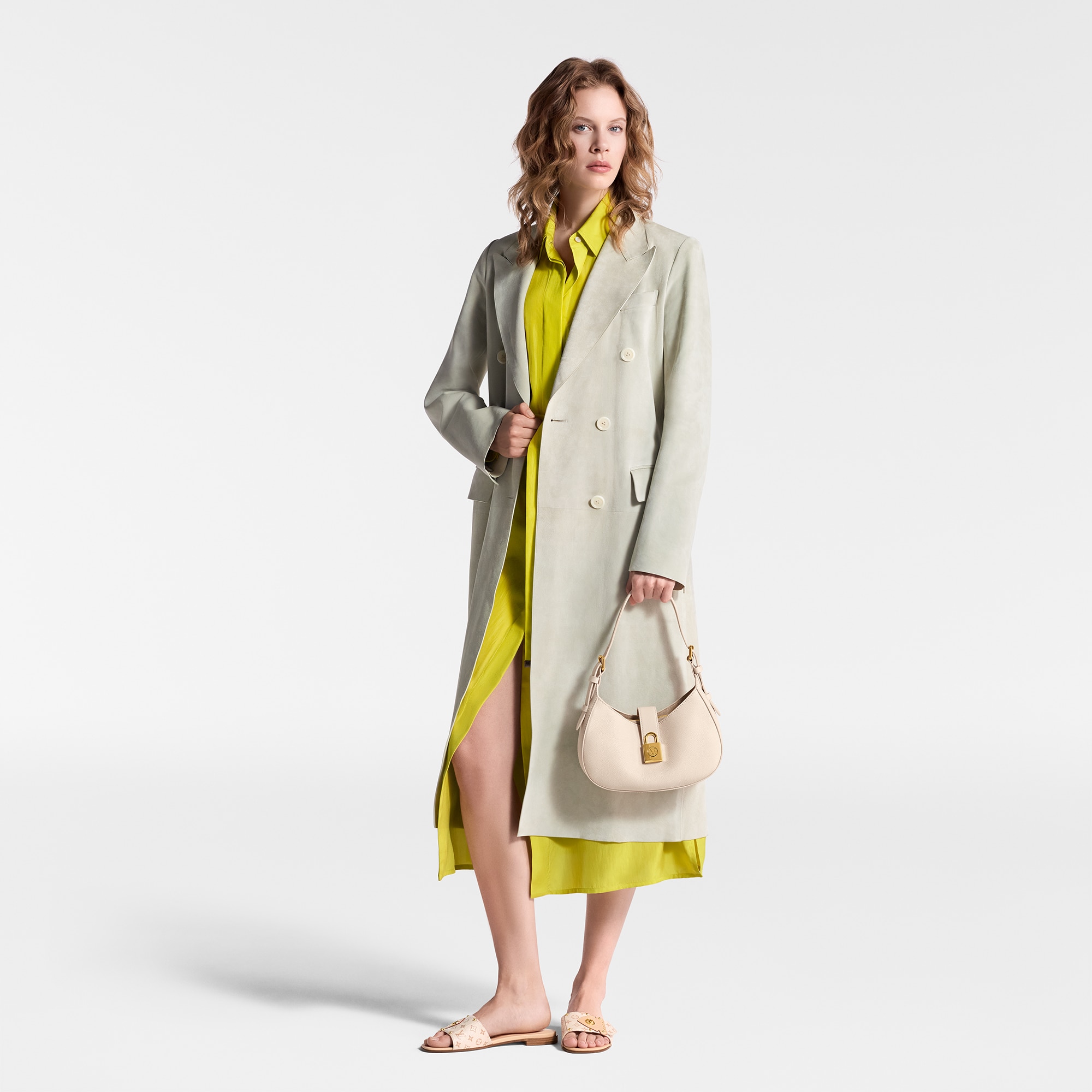 LV Frame Flat Mule  in Men