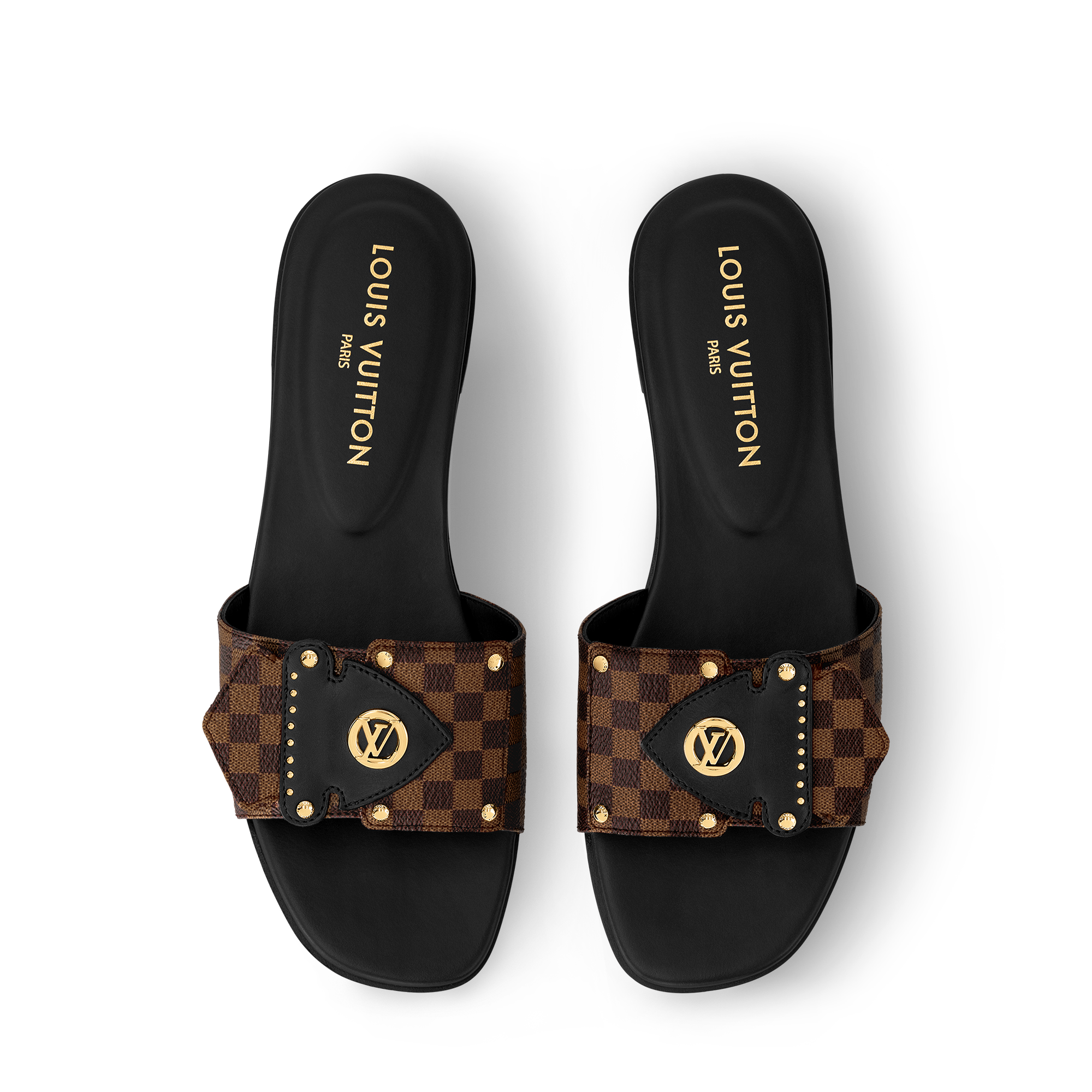 LV Frame Flat Mule  in Women